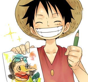 Luffy et le dessin