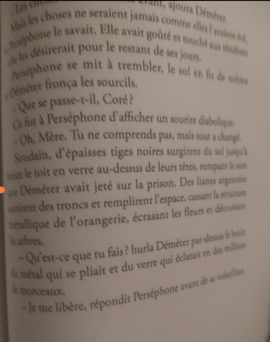 Perséphone sans pouvoirs